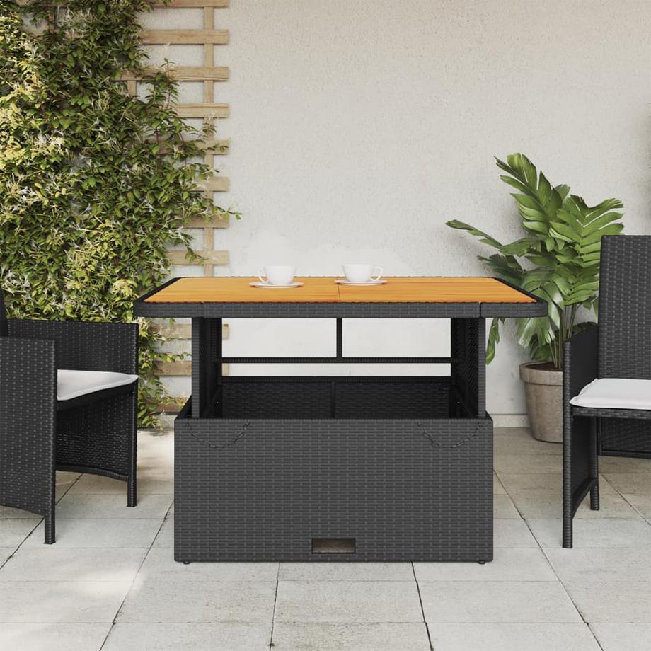 VidaXL Gartentisch poly-rattan  