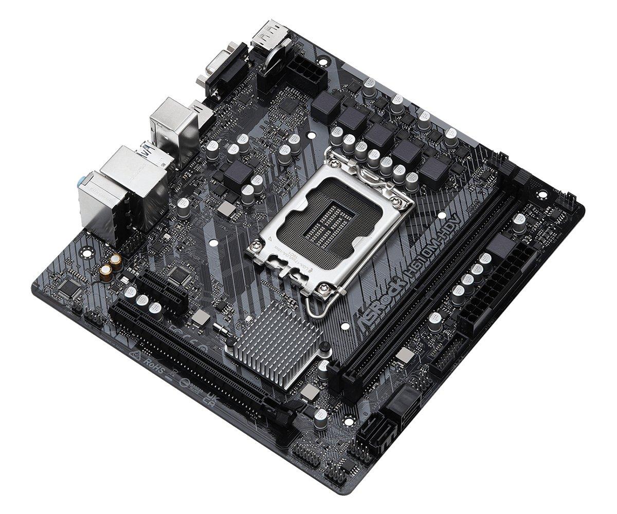 ASRock  H610M-HDV Intel H610 LGA 1700 micro ATX 