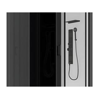 SHOWER DESIGN Duschkabine mit Hydromassage - Beidseitige Installation - 110 x 80 x 215 cm - FOMIRA  