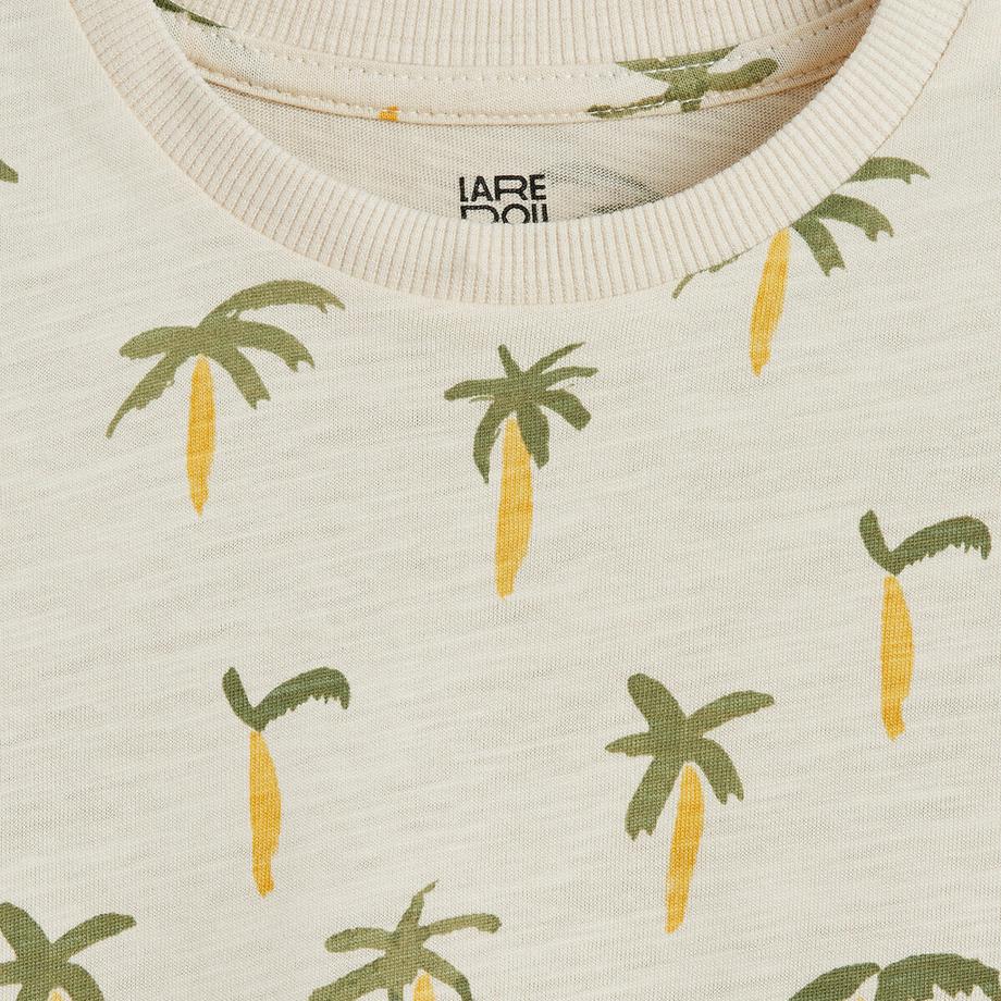 La Redoute Collections  4er-Pack T-Shirts  Palmen 