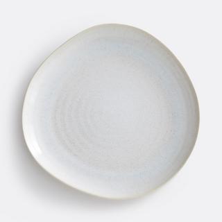 La Redoute Intérieurs Set aus 4 flachen Tellern aus perlmuttfarbenem Steingut  