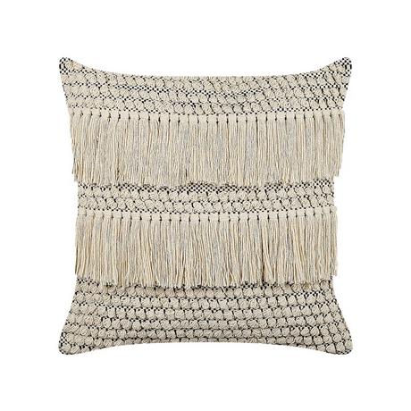 Beliani Cuscino decorativo en Cotone Boho IRESINE  