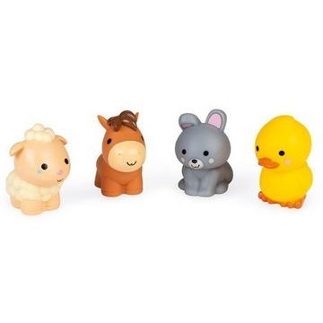 Wasserspritzer „Bauernhoftiere“, 4 Stück Badespielzeug für Babys Ab 10 Monaten, J04702