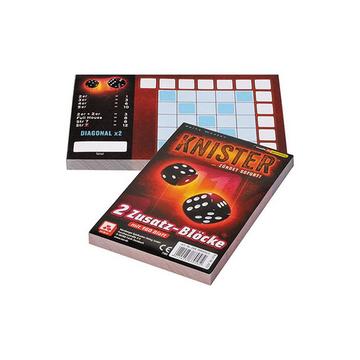 Spiele Knister - 2 Zusatz-Blöcke mit je 80 Blatt