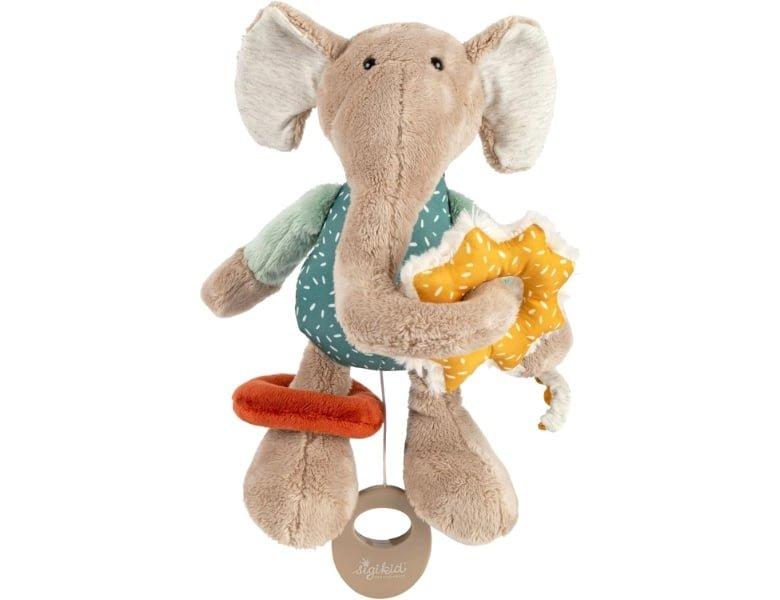 Sigikid  PlayQ Aktiv Spieluhr Elefant (27cm) 