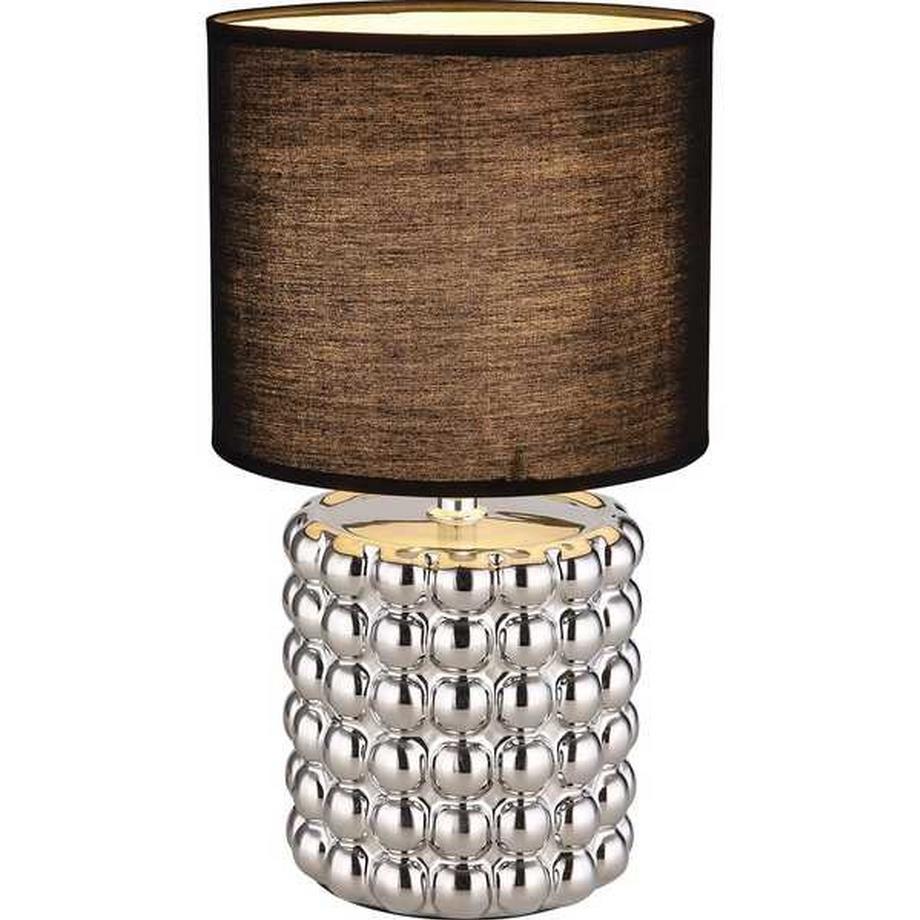 Lampe à poser Valentino céramique chromée 1xE14