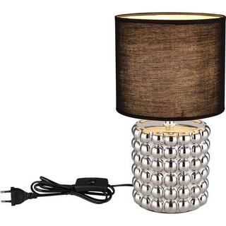 mutoni Tischleuchte Valentino Keramik verchromt 1xE14  