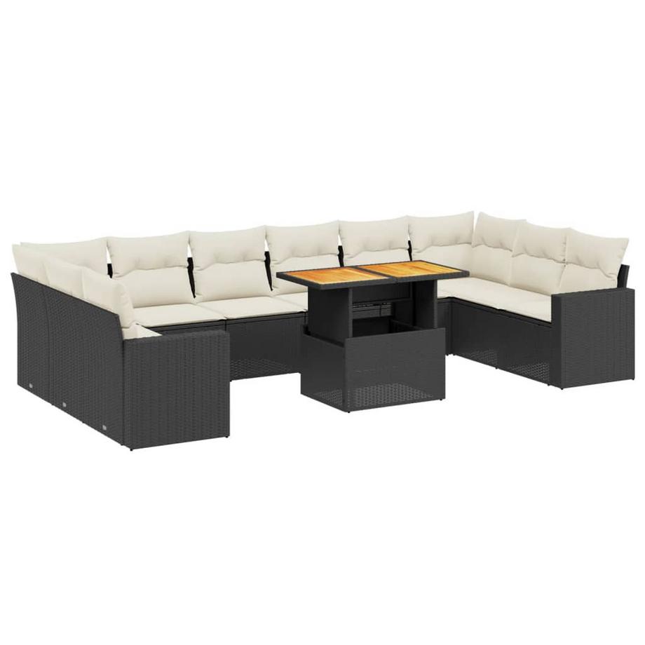 set divano da giardino Polirattan