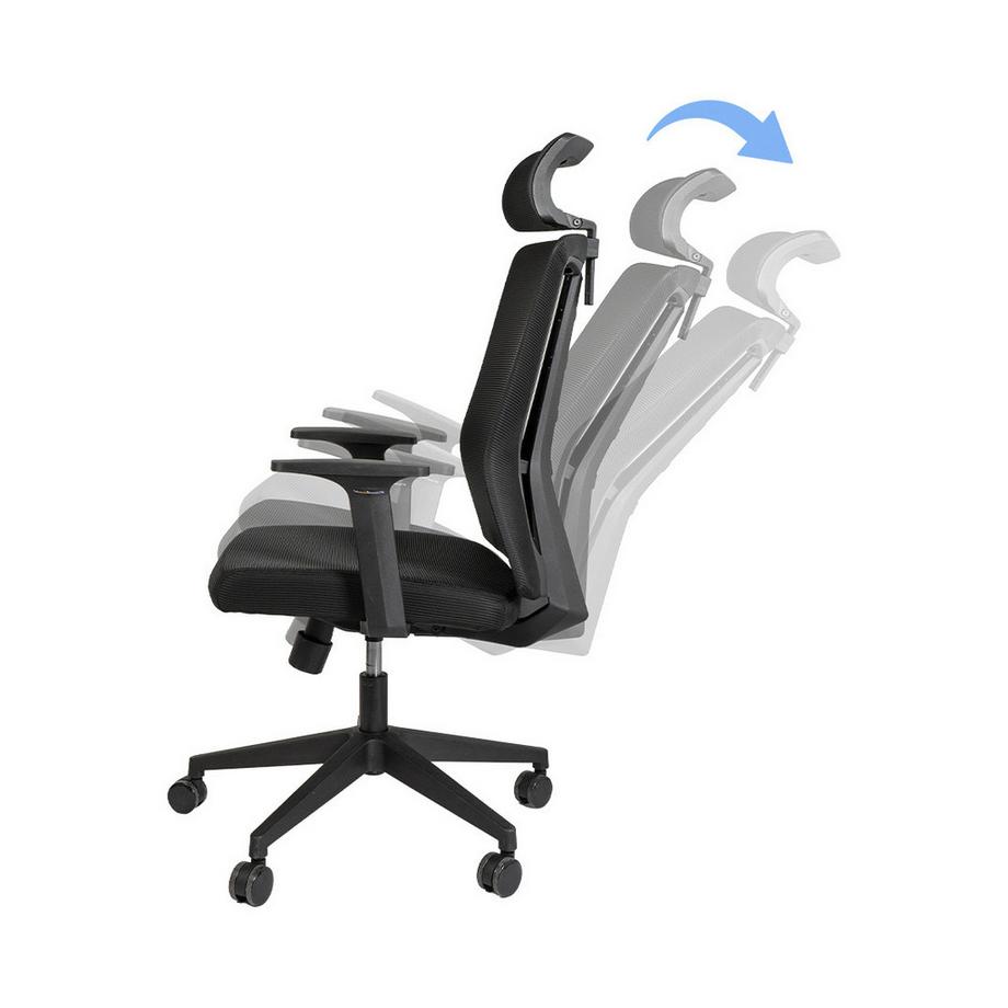 Contini CONTINI chaise de bureau ErgoFlex noir  