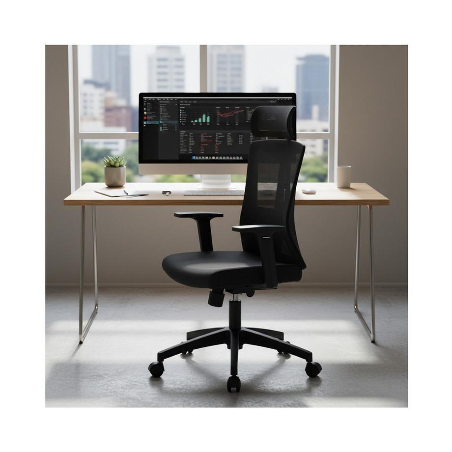 Contini CONTINI chaise de bureau ErgoFlex noir  