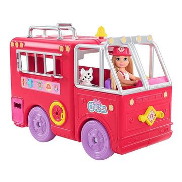 Fahrzeuge Feuerwehrauto mit Chelsea Puppe