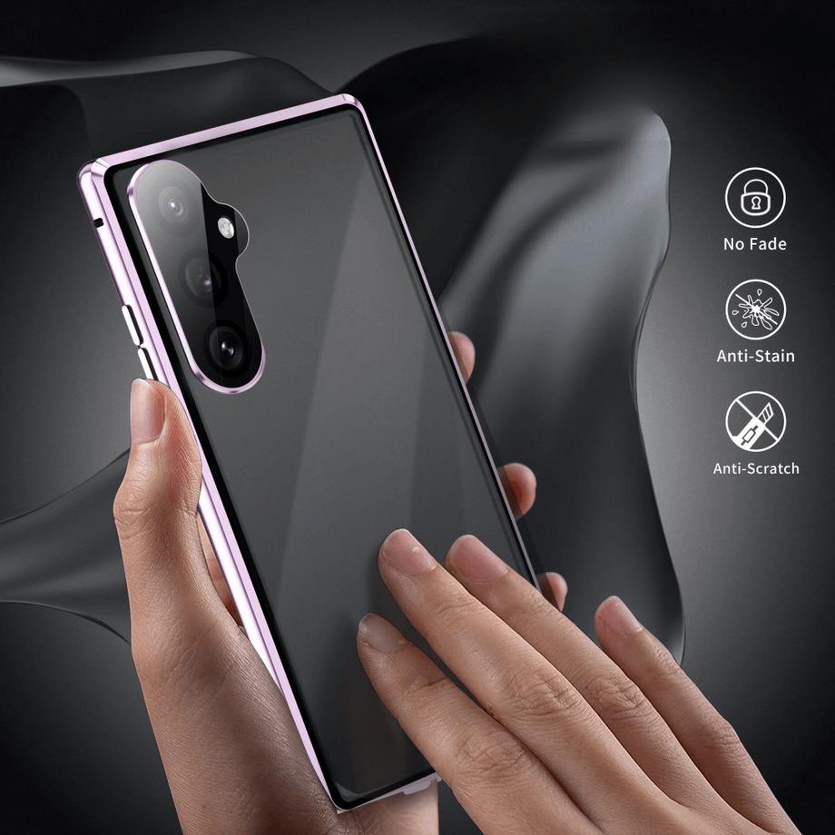 Cover-Discount  Galaxy S25 - Coque de protection premium magnétique 360° avec vitre protective 