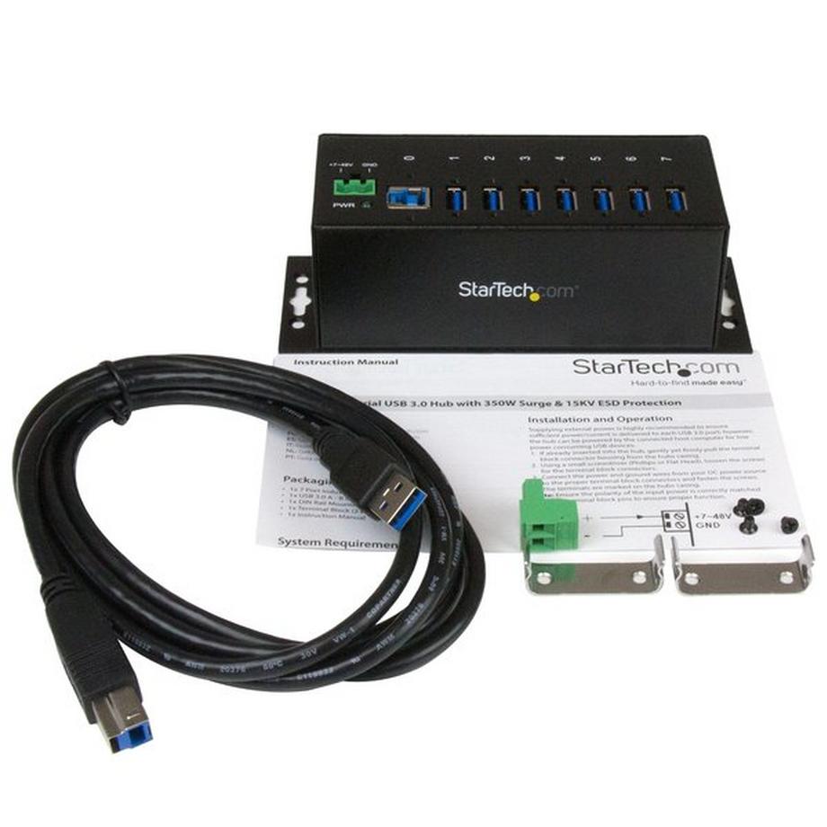 STARTECH  7 PORT INDUSTRIAL USB 3.0 HUB 
