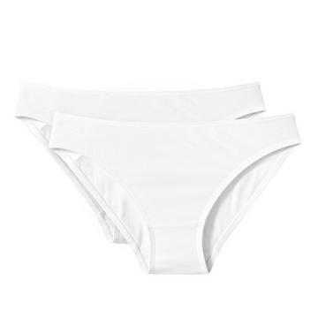 Lot de 2 Slips tout coton uni Cottone