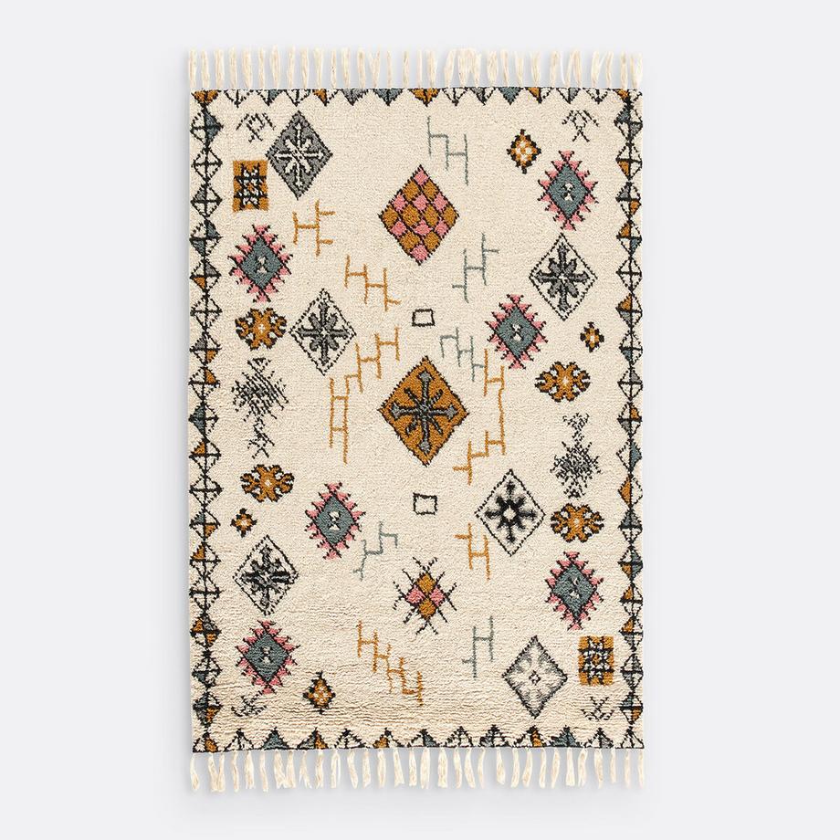 La Redoute Intérieurs Tapis style berbère en laine  