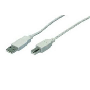 USB A/USB B 1.8m câble USB 1,8 m USB 2.0 Gris