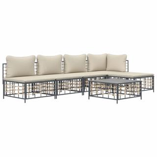 VidaXL Garten lounge set poly-rattan  