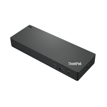 ThinkPad Thunderbolt 4 WorkStation Kabelgebunden Schwarz, Rot