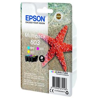 EPSON  Druckerpatrone T03U54, 603 Original Kombi-Pack Cyan, Magenta, Gelb 