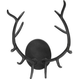 mutoni Bois de cerf décoratif Antler métal noir  