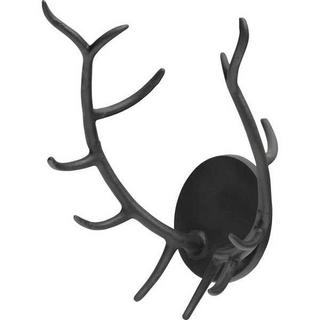 mutoni Bois de cerf décoratif Antler métal noir  