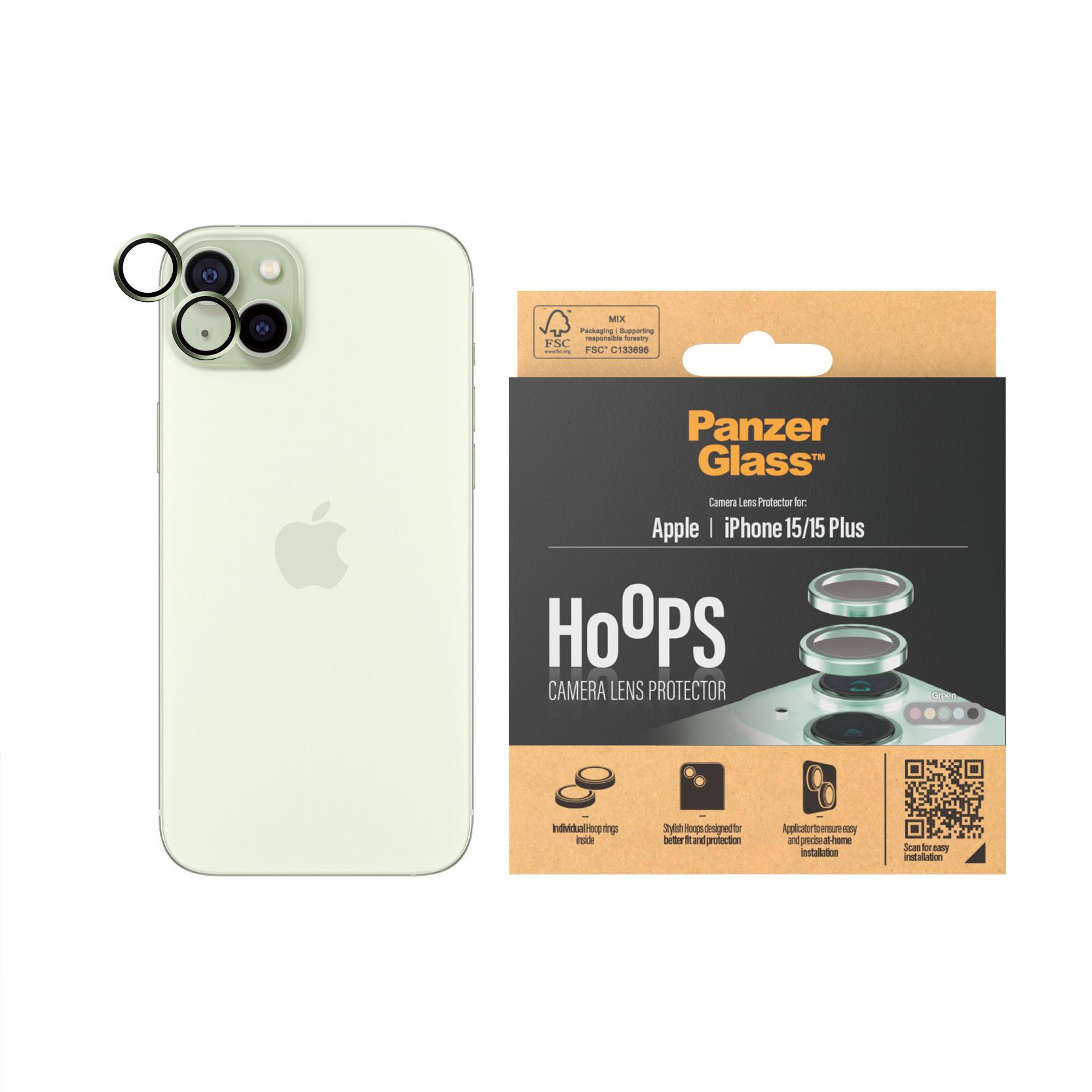 PanzerGlass  Anneaux de protection en verre trempé HOOPS pour iPhone 