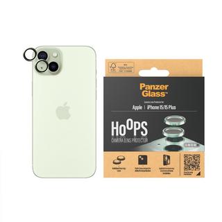 PanzerGlass  ® Hoops® Green Camera Lens Protector iPhone 15 | 15 Plus Pellicola proteggischermo trasparente Apple 1 pz 