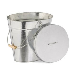 Northix Posacenere zincato con coperchio  