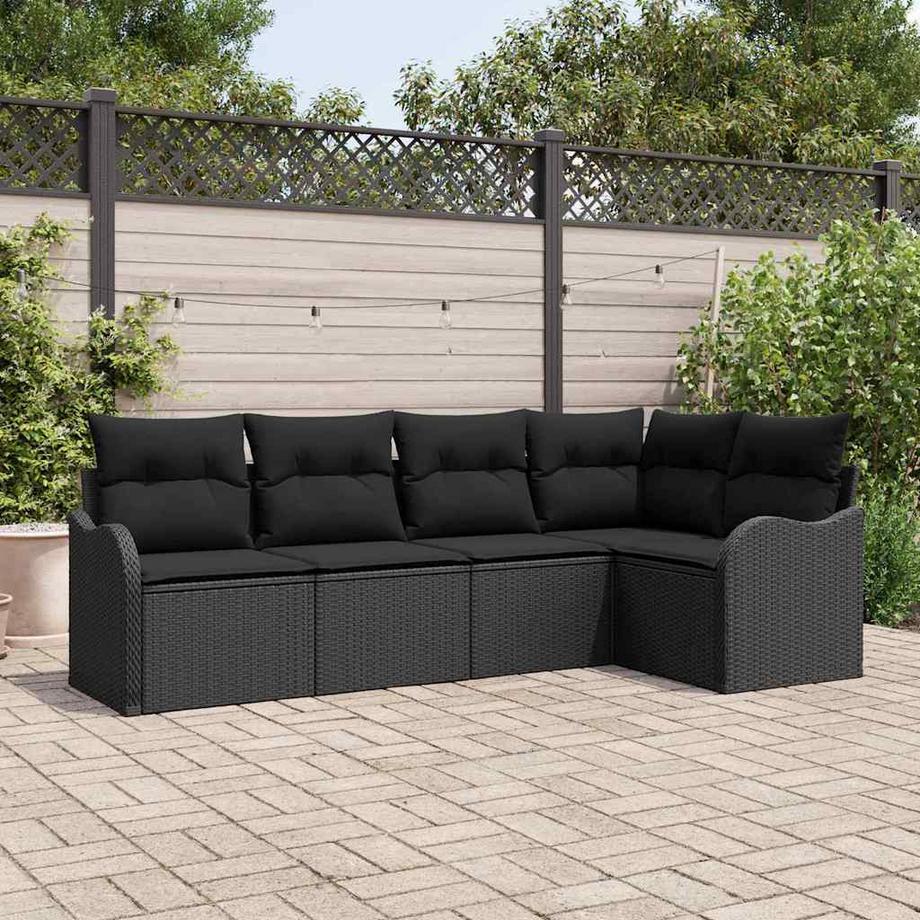 VidaXL Ensemble de canapé de jardin poly rattan  