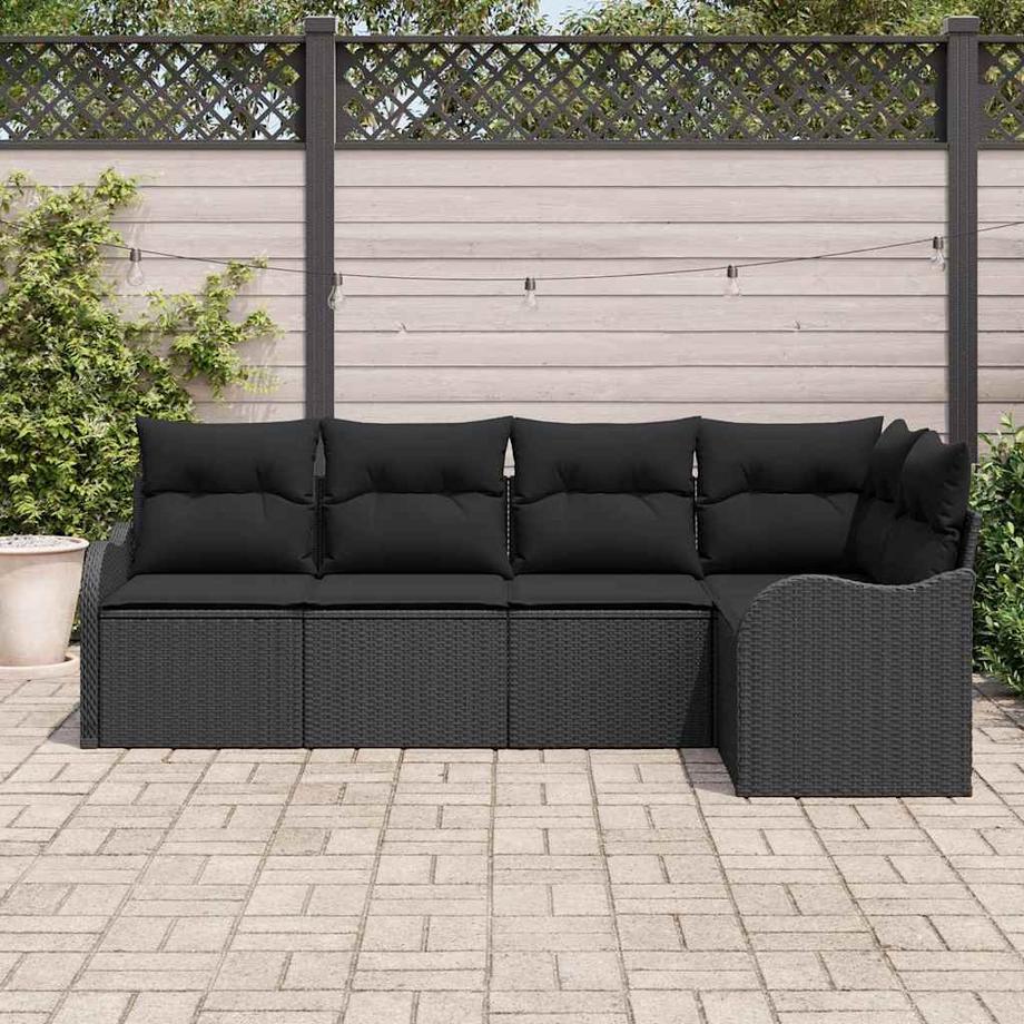 VidaXL Ensemble de canapé de jardin poly rattan  
