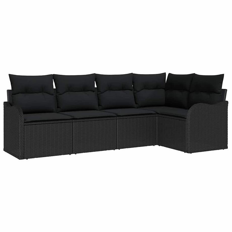 Ensemble de canapé de jardin poly rattan
