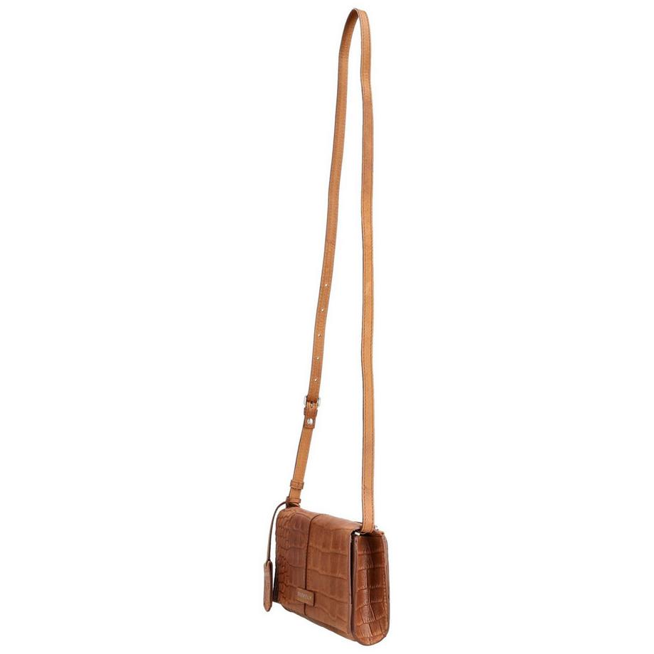 BURKELY Sac bandoulière texture crocodile  
