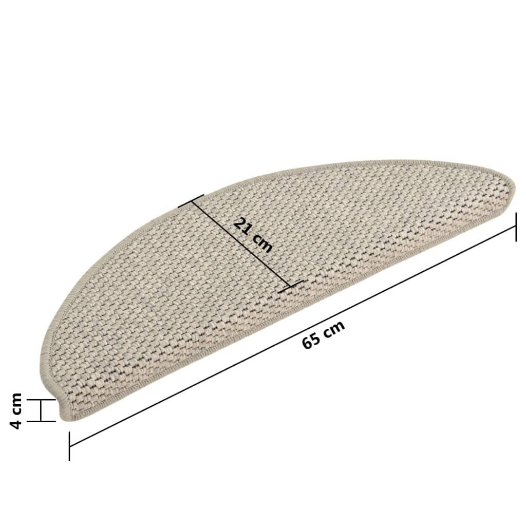 VidaXL Treppenmatten selbstklebend 15 stk. gewebe  