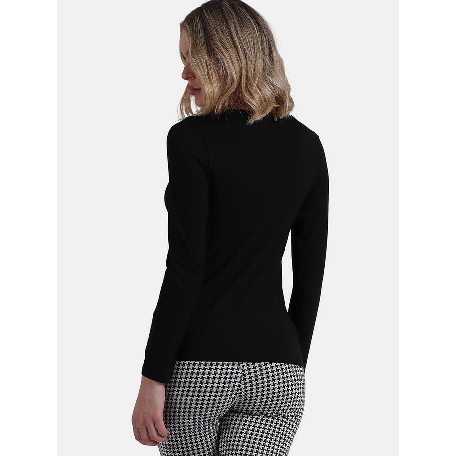 Admas Pico Raso Top Maniche Lunghe  