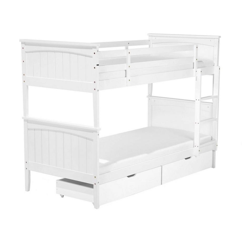 Letto a castello con cassetti en Legno di pino Scandinavo ALBON