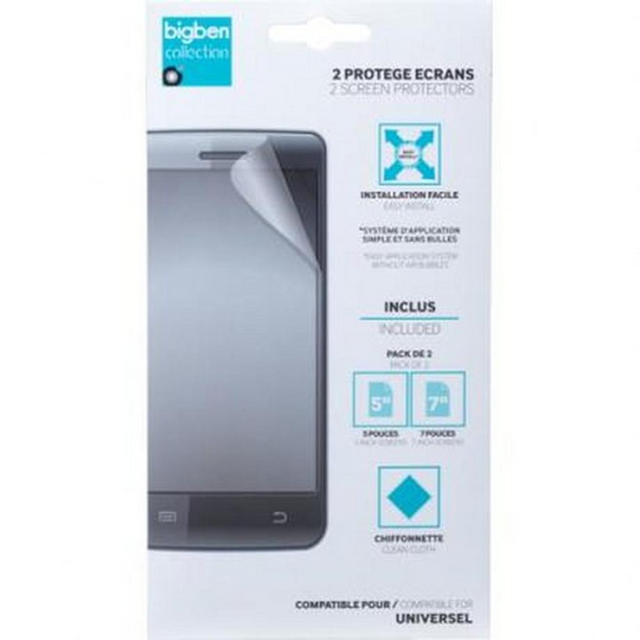 BigBen Connected  Set 2 Proteggischermo Universale 5''/7'' 