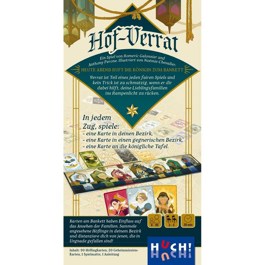 HUCH!  Familienspiel Hof-Verrat 