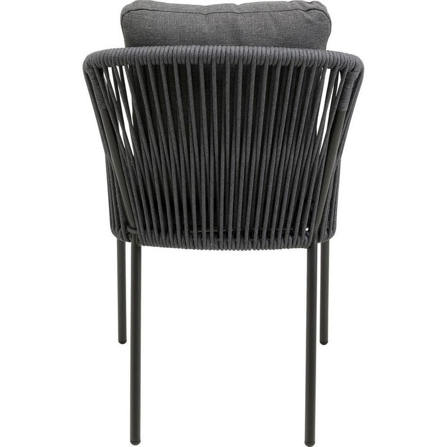 KARE Design Chaise de jardin Cyprus grise  