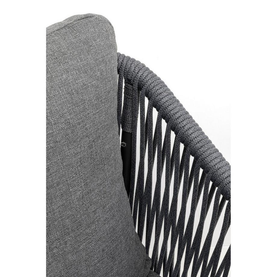 KARE Design Chaise de jardin Cyprus grise  