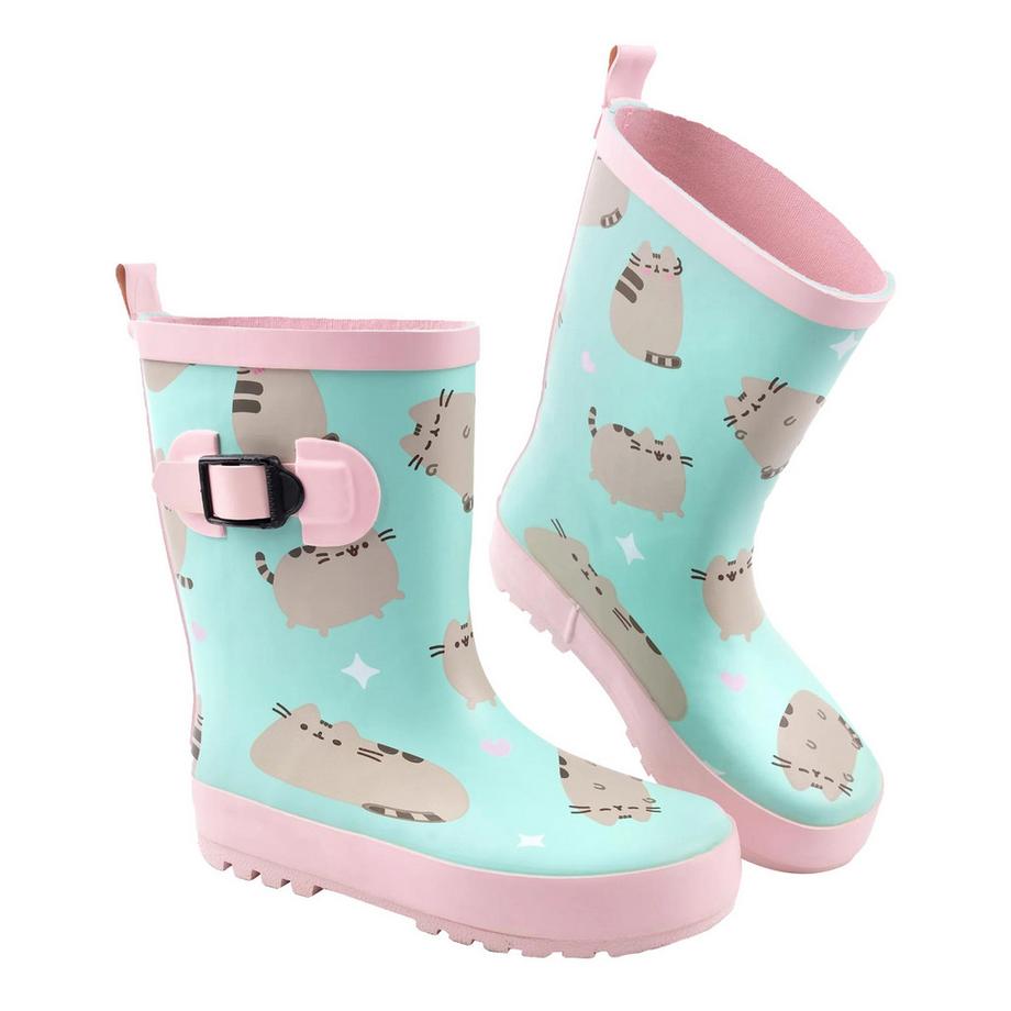PUSHEEN Bottes de Pluie Jardin Imprimé Répété  