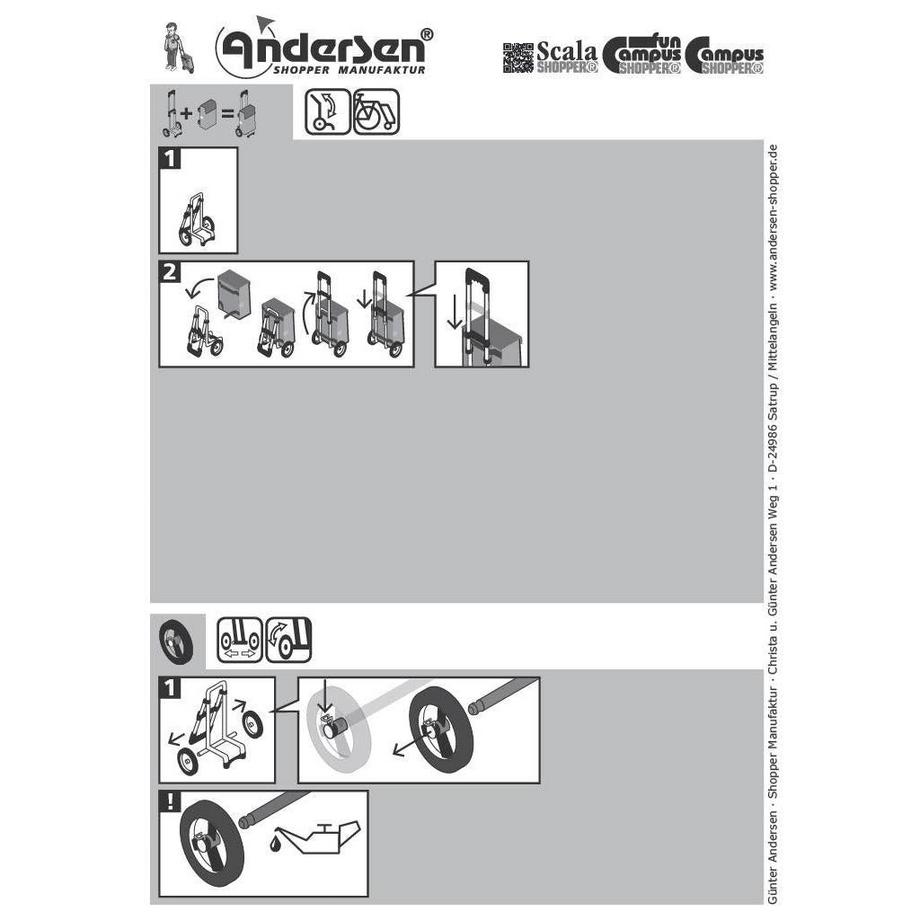 ANDERSEN  Scala Shopper Hente 
