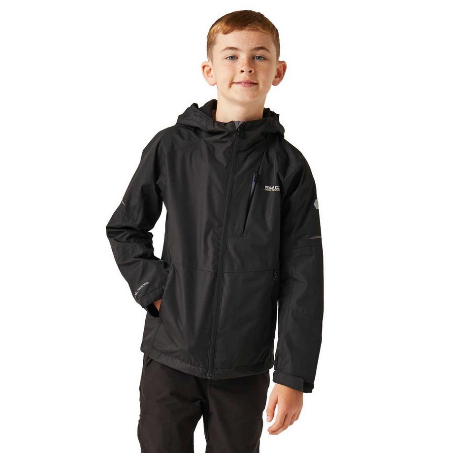 Regatta  Veste Imperméable À Capuche Motiftyle Blocs De Couleurs Calderdale 