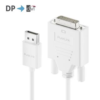 PureLink  PureLink IS2010-015 câble vidéo et adaptateur 1,5 m DisplayPort DVI-D Blanc 