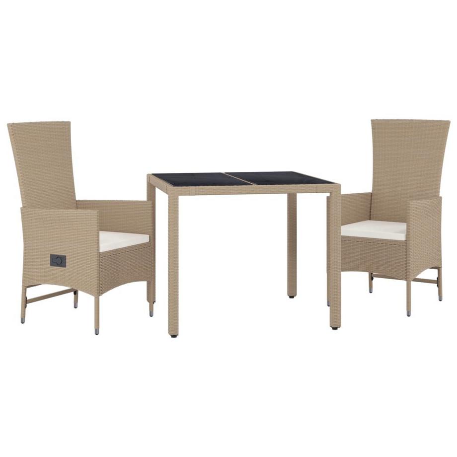 VidaXL Garten essgruppe poly-rattan  