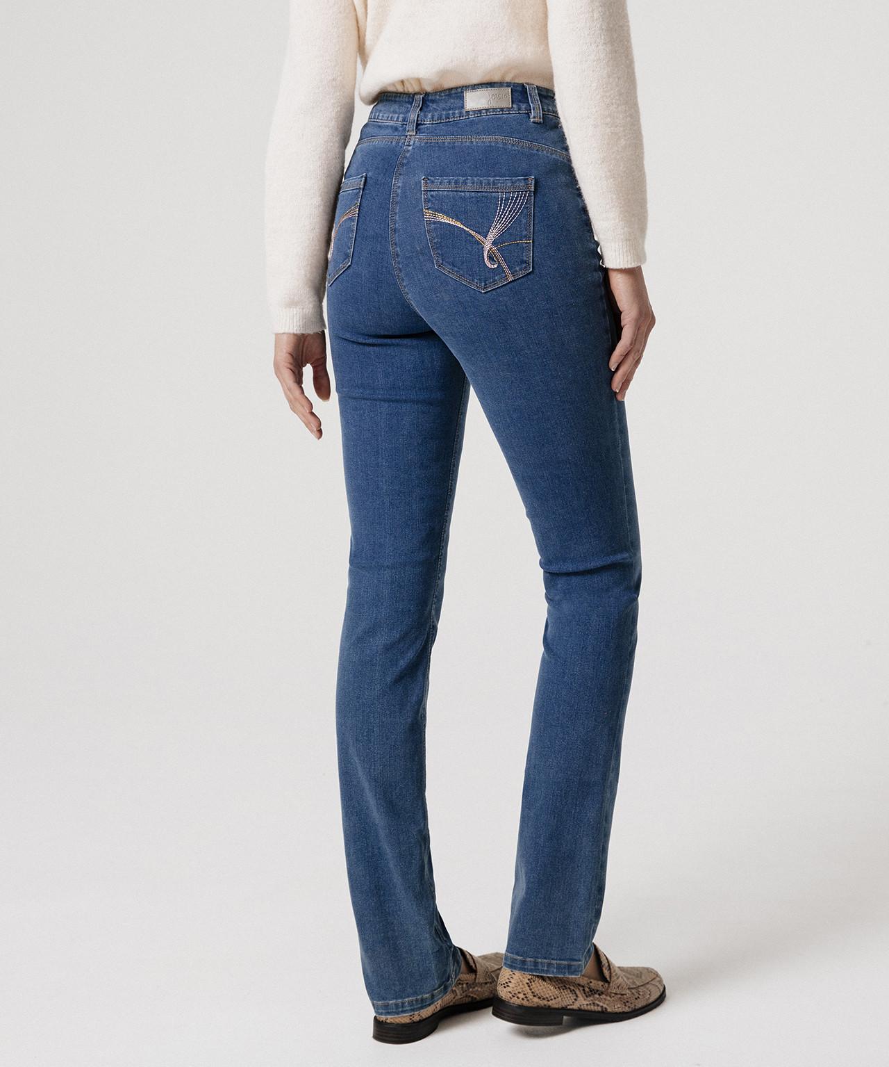 Damart  Jean taille haute Perfect Fit by  2 statures. 