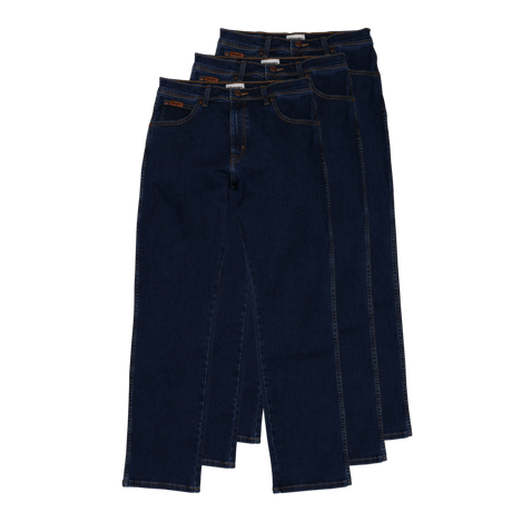 Wrangler Texas Stretch 3-Pack Straight Fit Jeans  