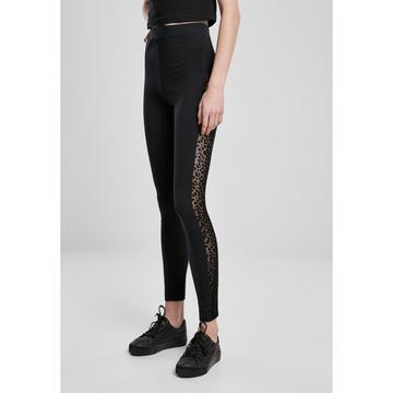 damen-leggings flock lace stripe