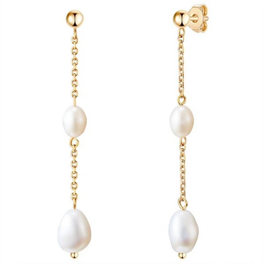 Valero Pearls  Femme Boucles d´oreilles en acier inoxydable 