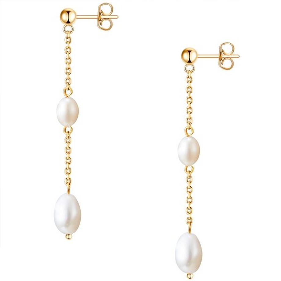 Valero Pearls  Femme Boucles d´oreilles en acier inoxydable 