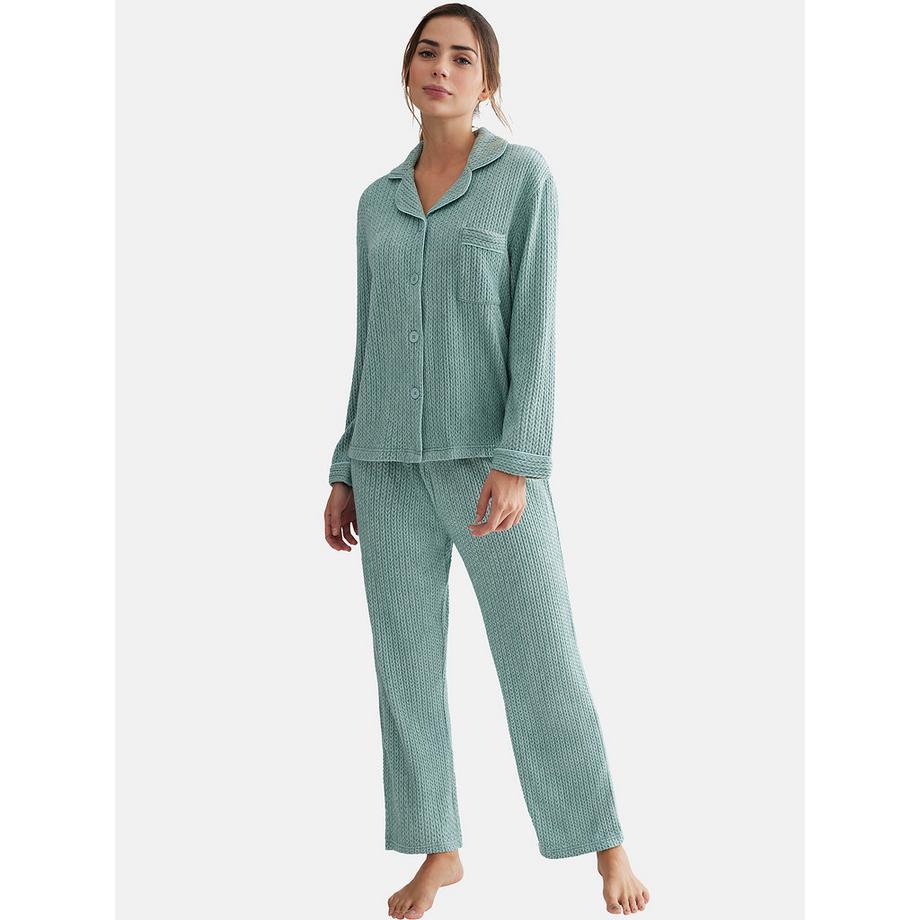 Pyjama pantalon chemise manches longues Espiga